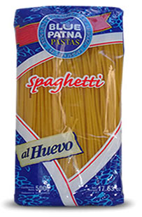 Para los fanaticos de fideos nada mejor que unos buenos spaghettis. Los BLue Patna son espectaculares, no se pasan, el punto justo y son rendidores. 
