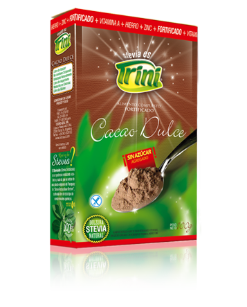 Cacao Dulce Trini en polvo con Stevia x 100grs