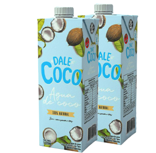 Exquisita y refrescante! muy nutritiva y natural. Agua de Coco libre de Gluten Dale Coco.