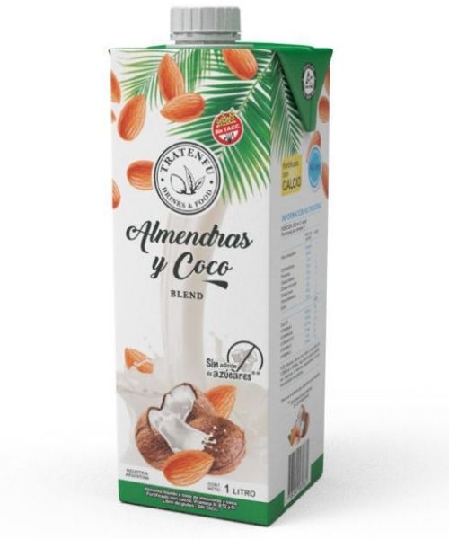 Las leches Tratenfú de Almendras + Coco te va a encantar. Es una rica y nutritiva alternativa para el reemplazo de leche de vaca para usar en el café y en cualquier momento del día.
Naturalemente sin lactosa.
Libres de gluten. Sin TACC.