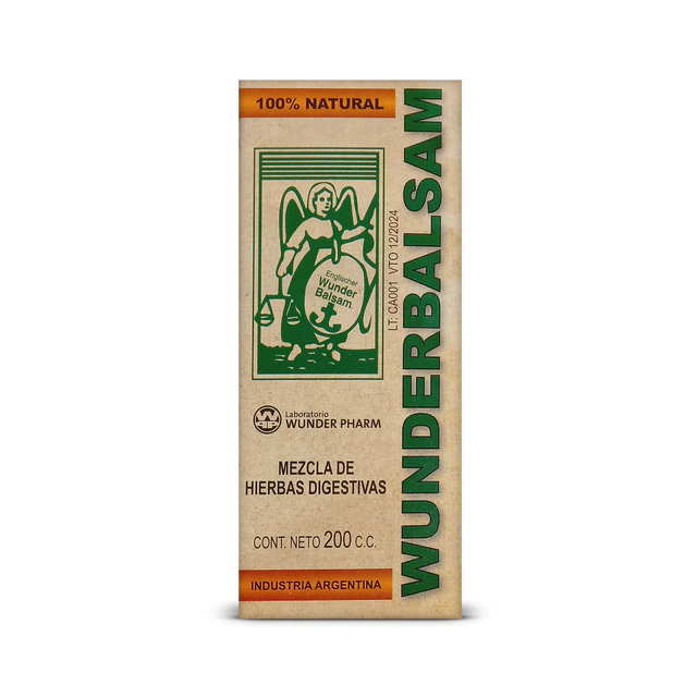 Wunderbalsam - Suplemento Digestivo de Hierbas x 200cc