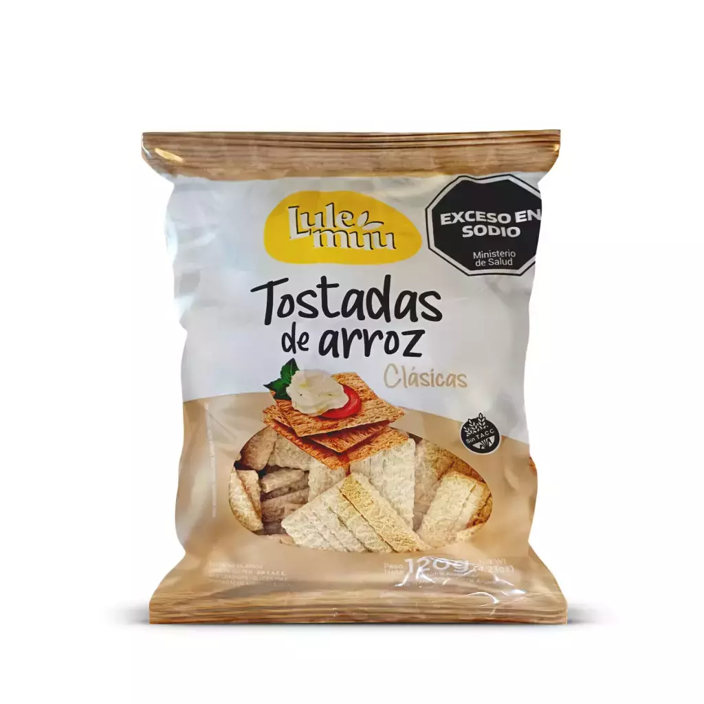 Tostaditas de Arroz Clasicas LULEMUU x 120g