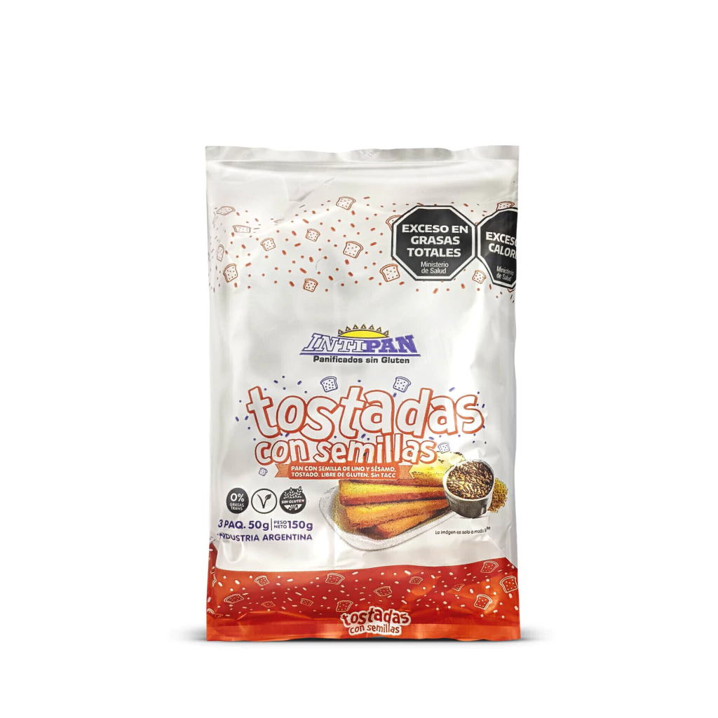 Tostadas Horneadas de Pan con Semillas INTI PAN x 150g