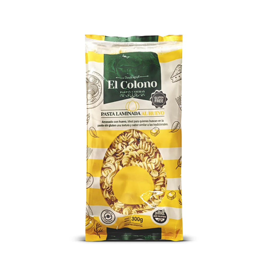 Tirabuzones al Huevo El Colono x 300g