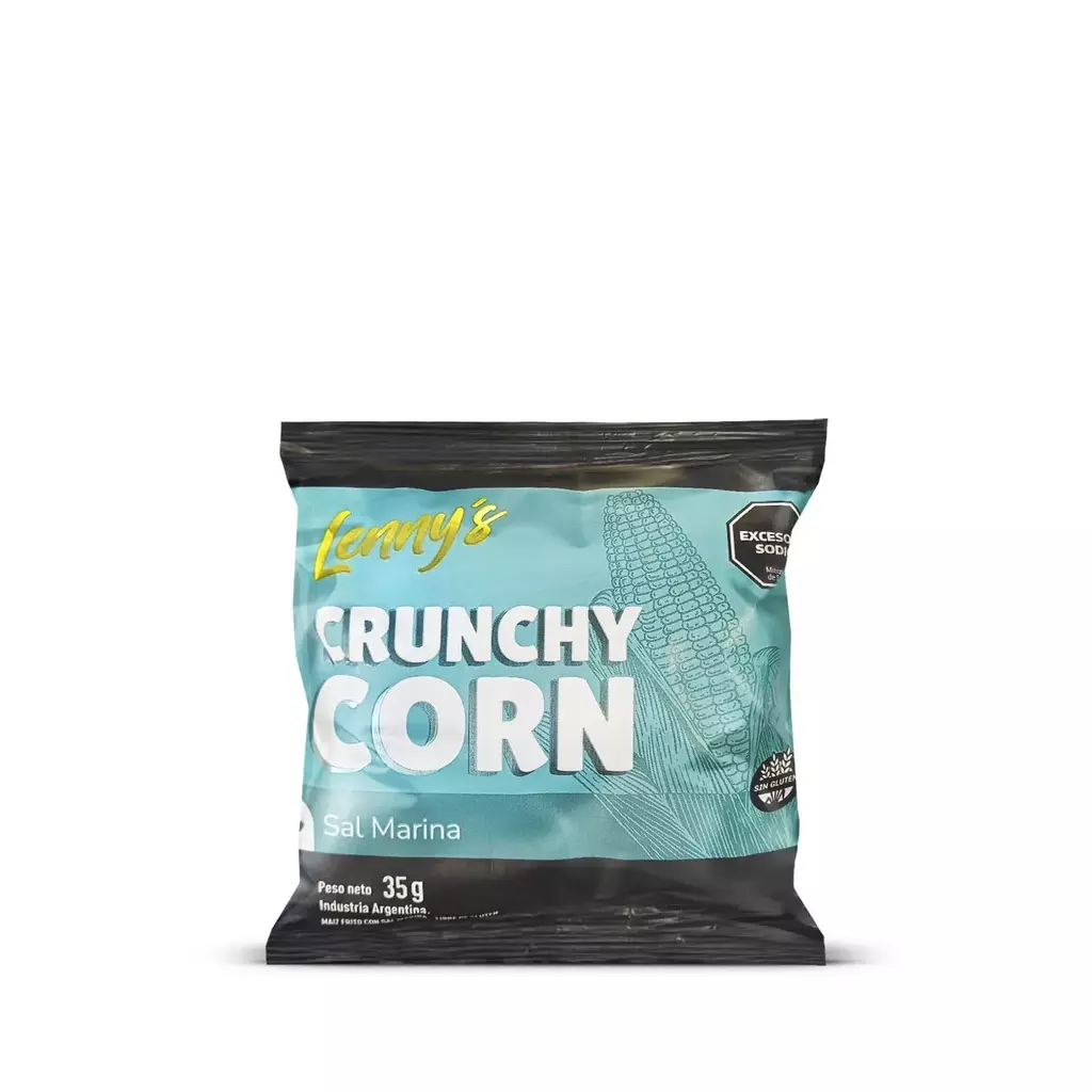 Snack Crunchy Corn Lennys con Sal Marina x 35g