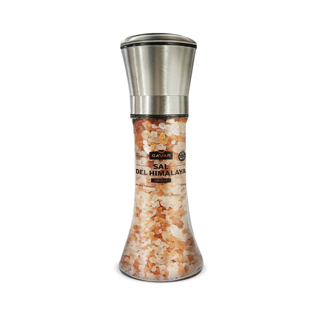 Sal del Himalaya Gruesa con Molinillo Gavar x 235g