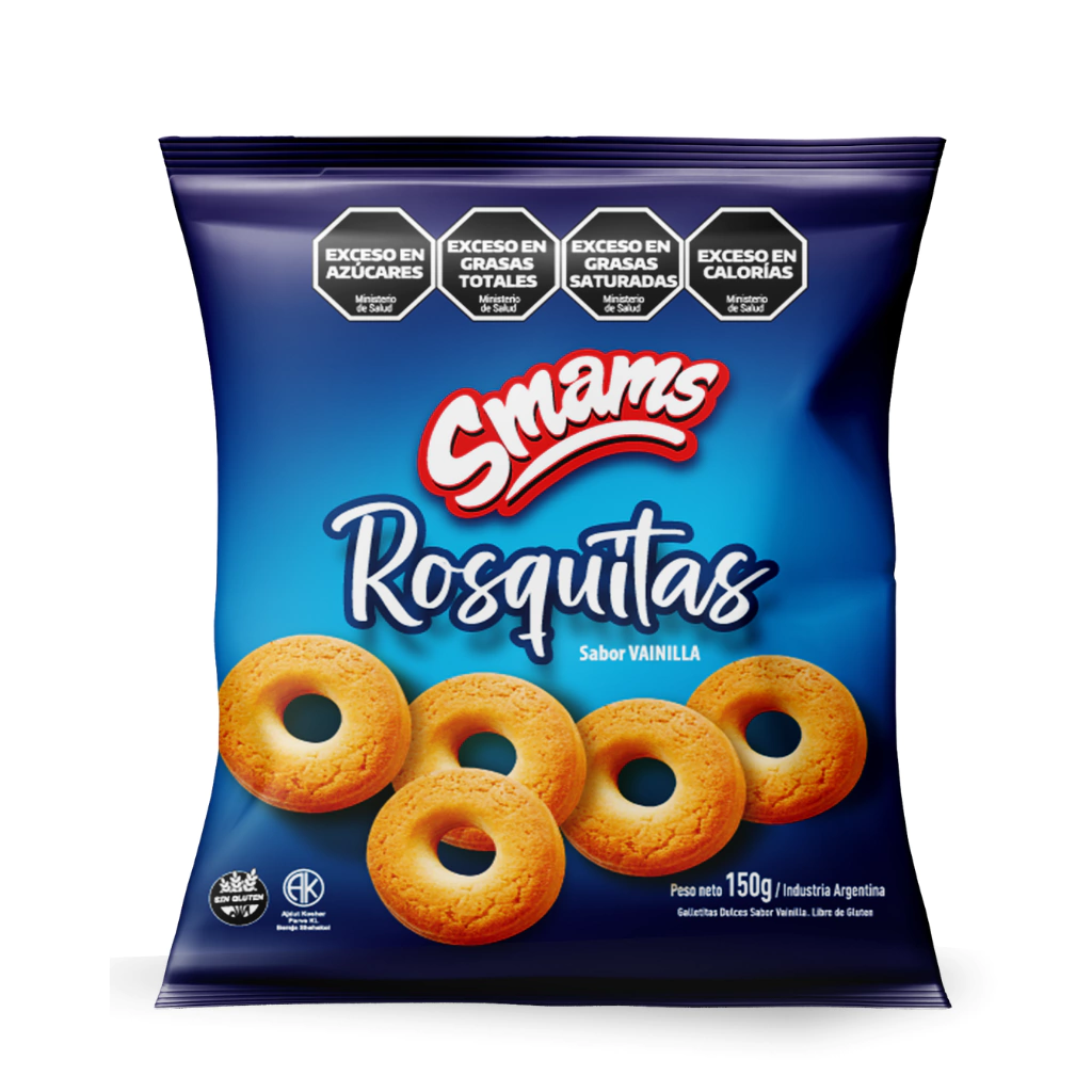 Rosquitas de Vainilla Smams x 150g