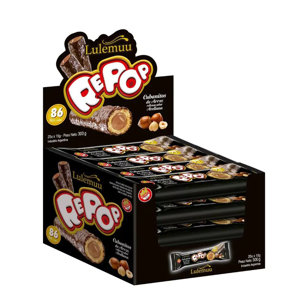 REPOP Cubanito con Avellanas LULEMUU x 20u