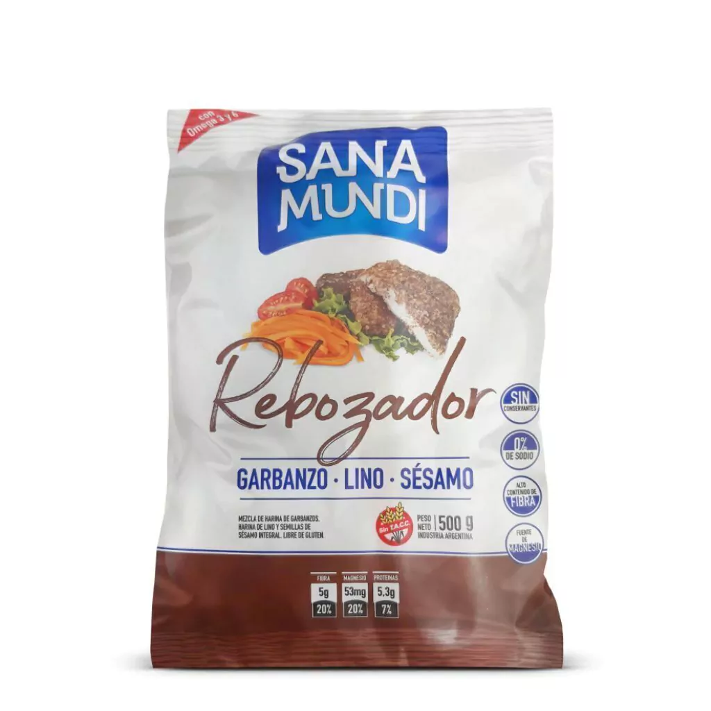 Rebozador de Garbanzos Lino y Sésamo SANA MUNDI x 500g