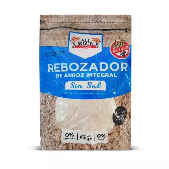 Rebozador de Arroz Sin Sal - All Rice x 250g.