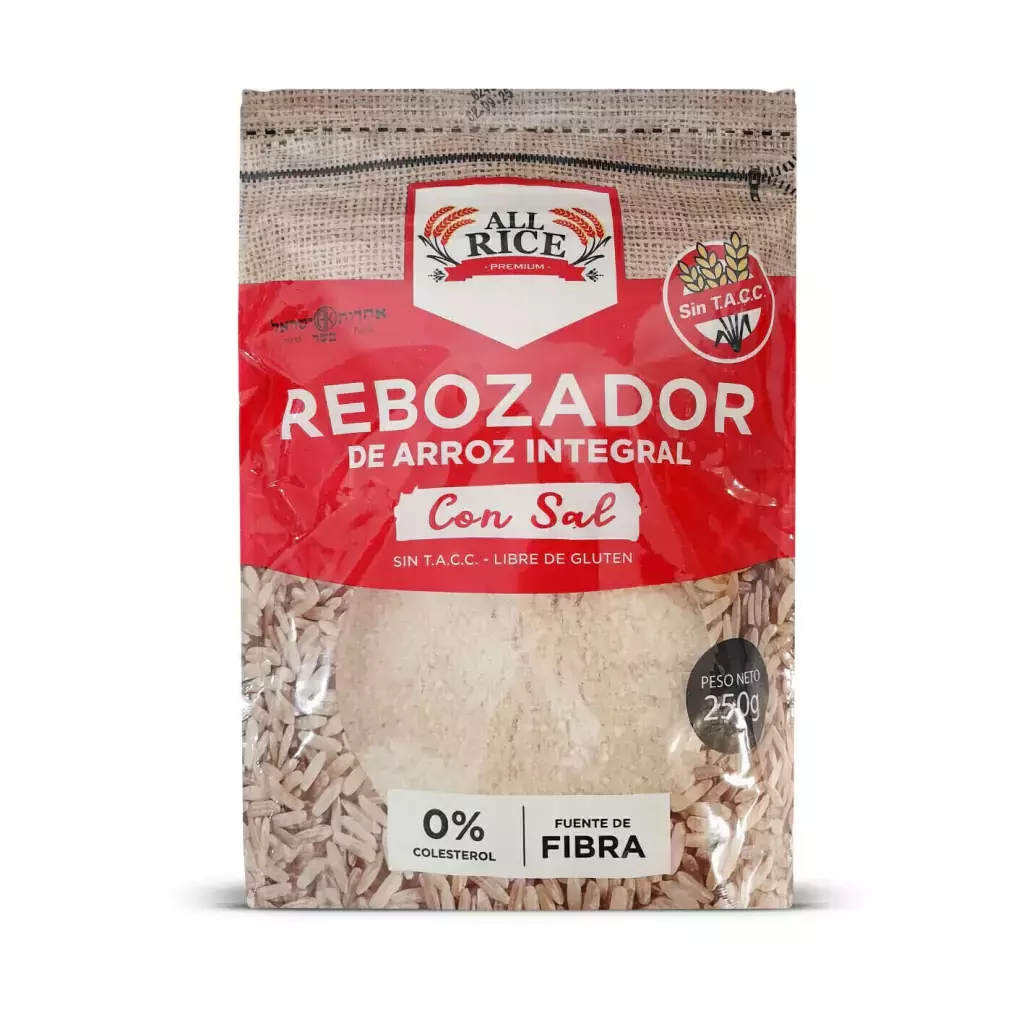 Rebozador de Arroz Con Sal - All Rice x 250g.