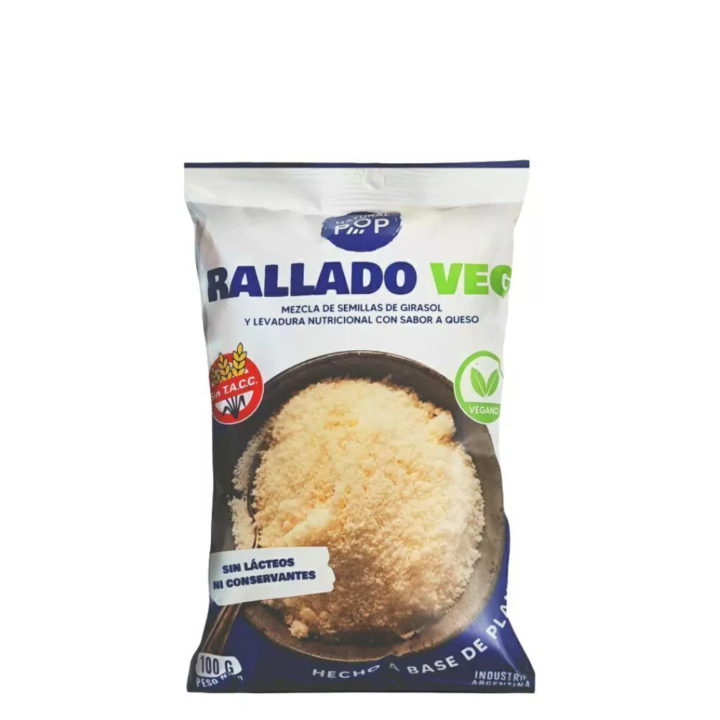 Queso Rallado Vegano Rawmesan - Natural Pop x 100g