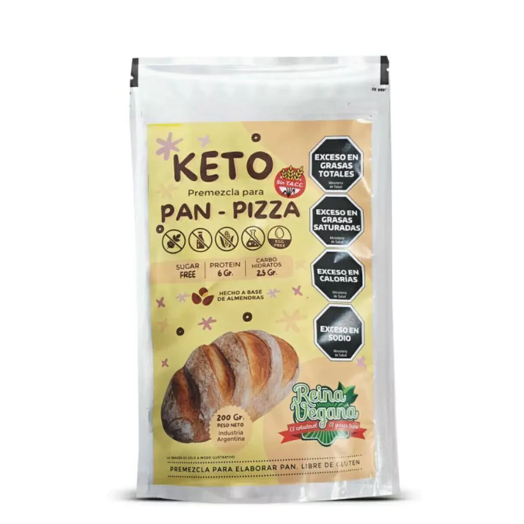 Premezcla para Panes y Pizzas Keto - Reina Food x 200g