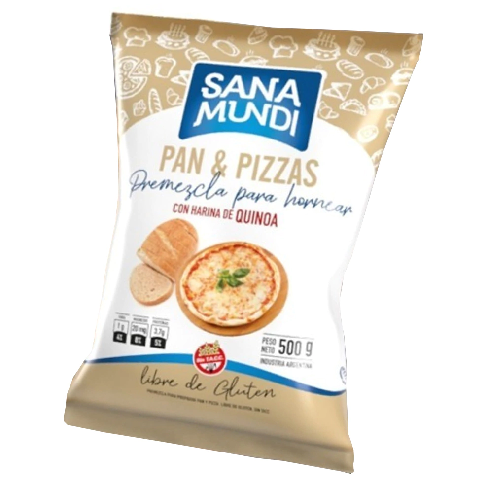 Premezcla para Pan y Pizza con Quinoa - Sana Mundi x 500g