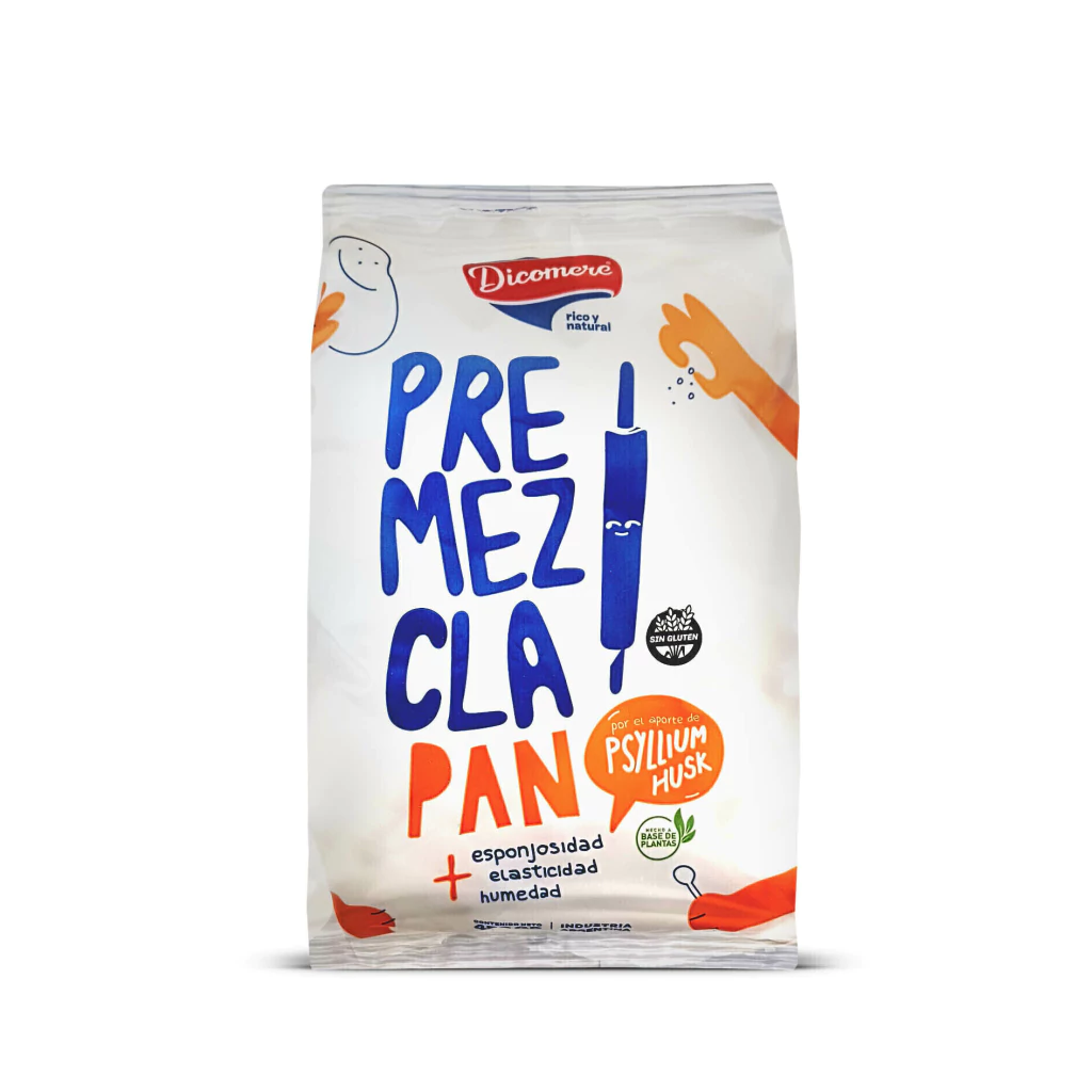 Premezcla para Pan con Psylliym Husk Dicomere x 450g