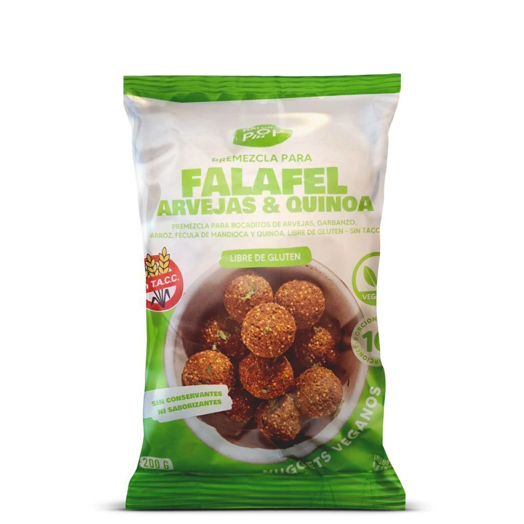 Premezcla para Falafel de Arvejas y Quinoa - Natural Pop x 200g