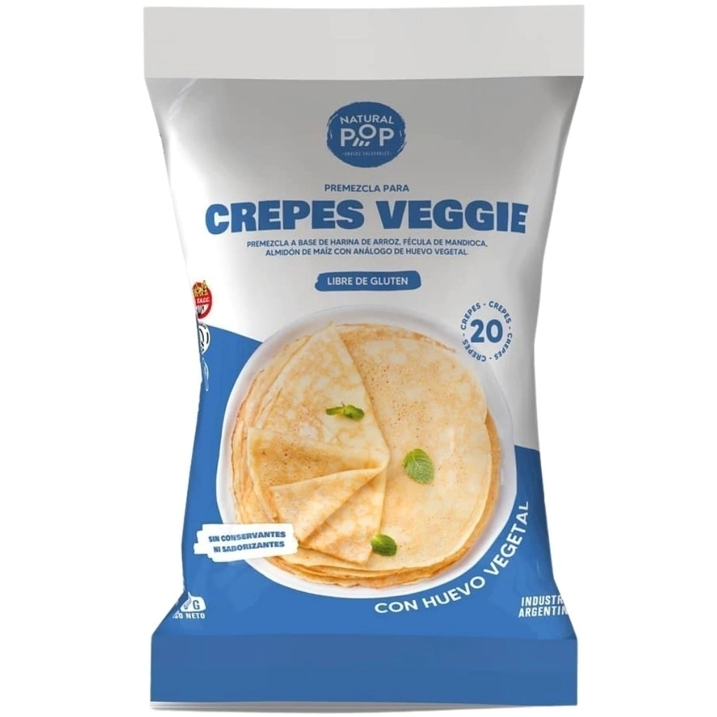 Premezcla para Creppes Veganos - Natural Pop x 200g