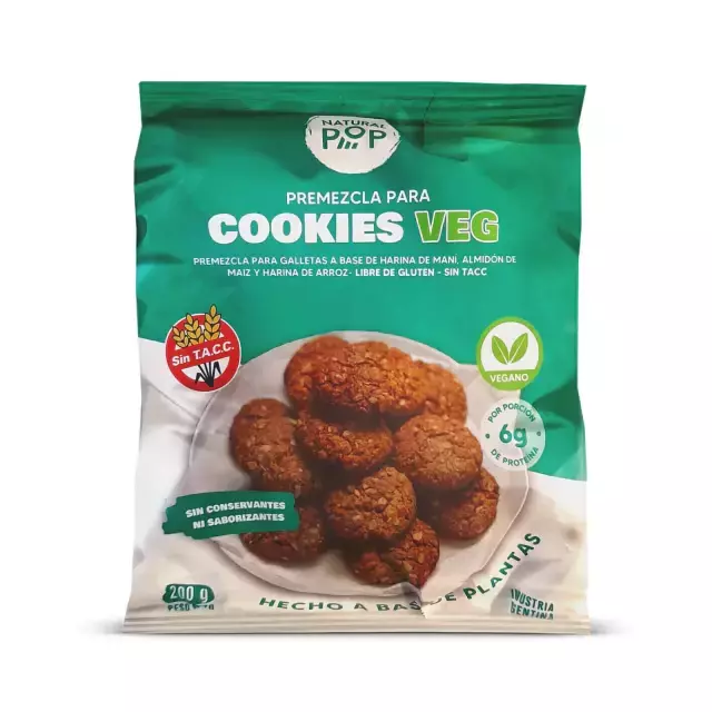 Premezcla para Cookies Veganas - Natural Pop x 200g
