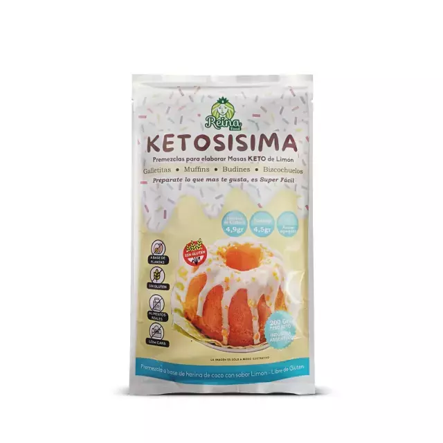 Premezcla Masas Keto Limón Ketosísima Reina Food x 200g