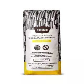 Premezcla de Trigo Sarraceno sin Lactosa - Nutrizio x 1 Kg