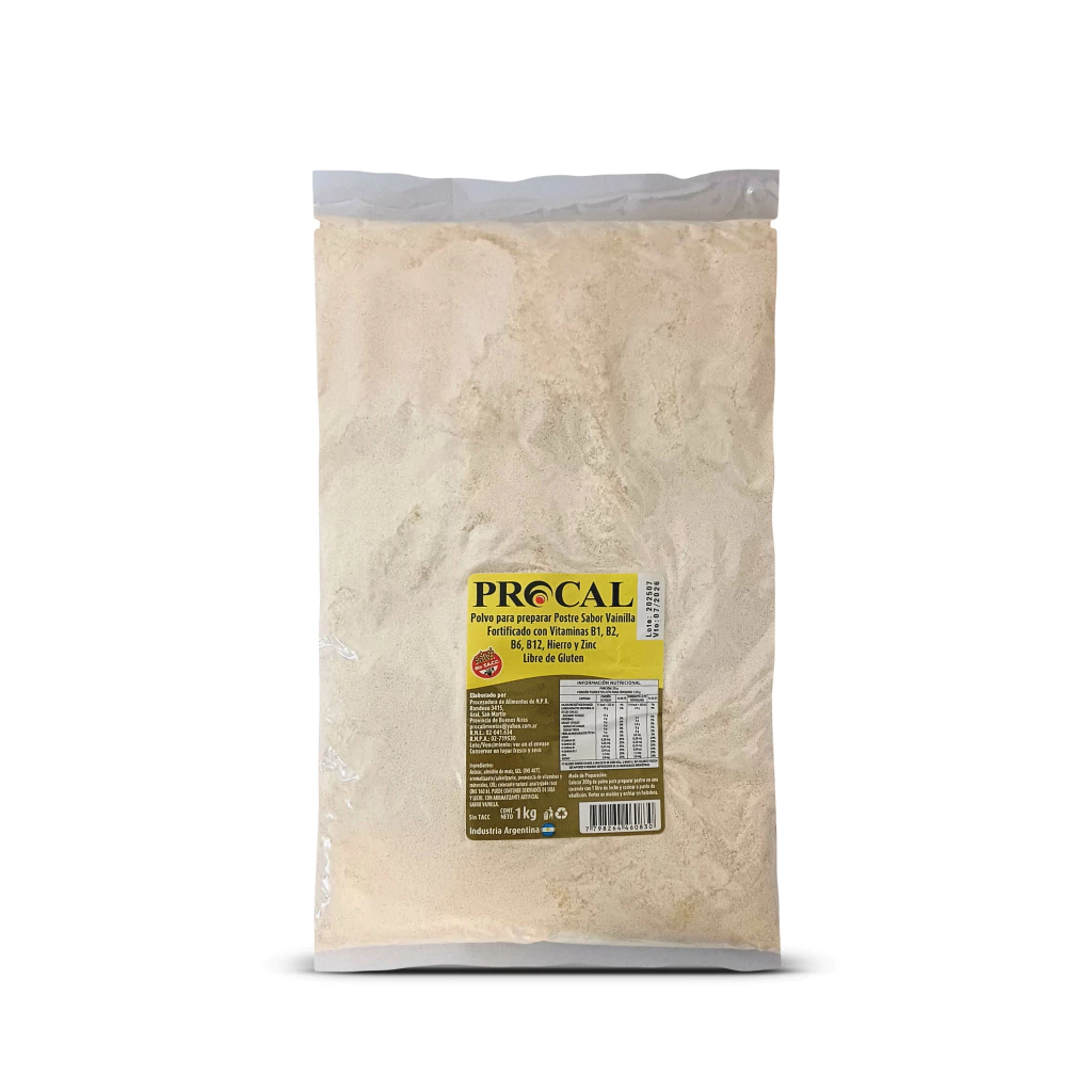 Postre de Vainilla Fortificado en Polvo Procal x 1kg