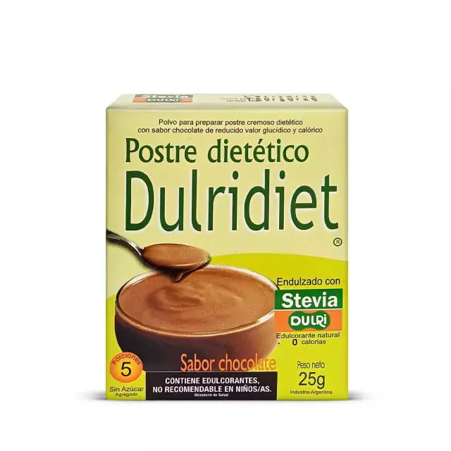 Postre de Chocolate Dietético con Stevia DULRI x 25g