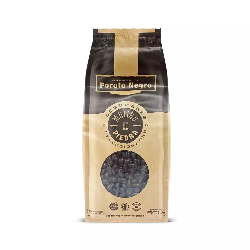 Porotos Negros Molino de Piedra x 500g