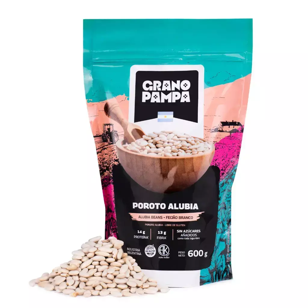 Porotos Alubia Grano Pampa x 600g