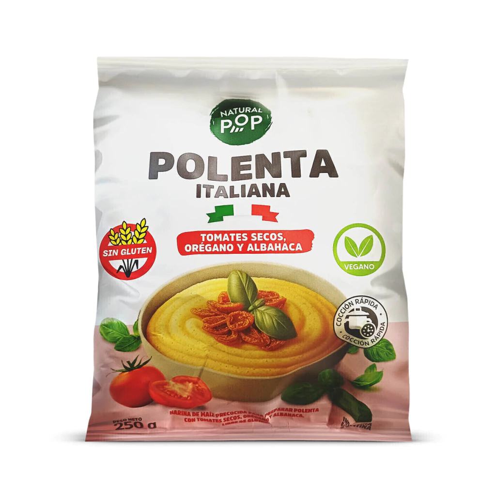 Polenta a la Italiana Natural Pop x 250g