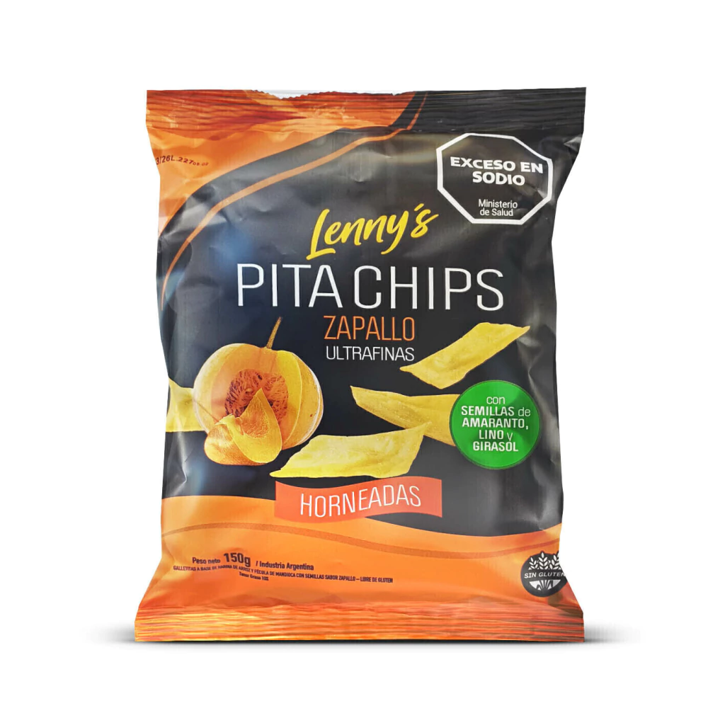 Pita Chips Lennys Zapallo x 150g