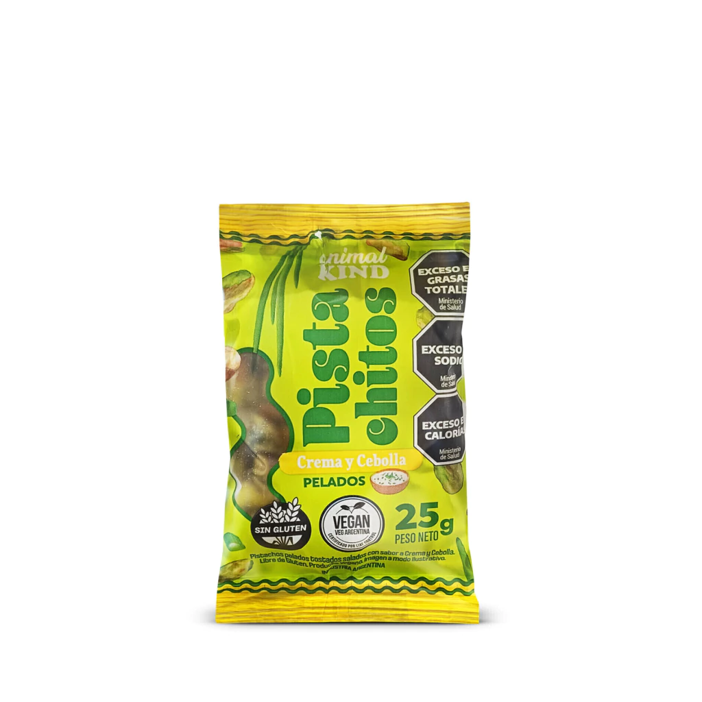 Pistachitos Crema y Cebolla Animal Kind x 25g