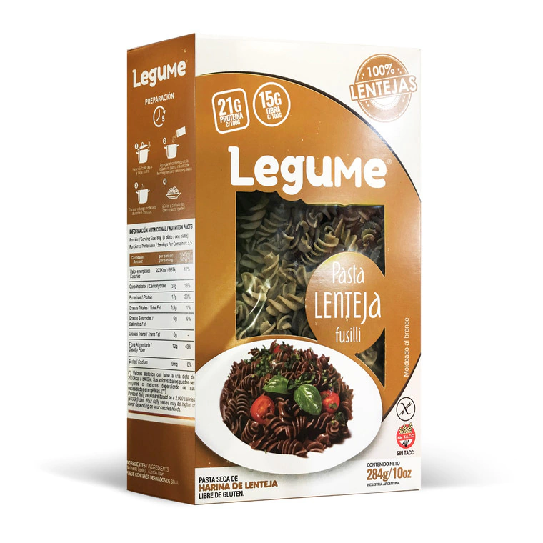 Pasta Seca de Lentejas - LEGUME x 284g