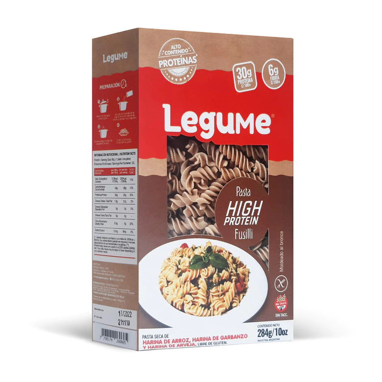 Pasta Seca de Legumbres High Proteine - LEGUME x 284g