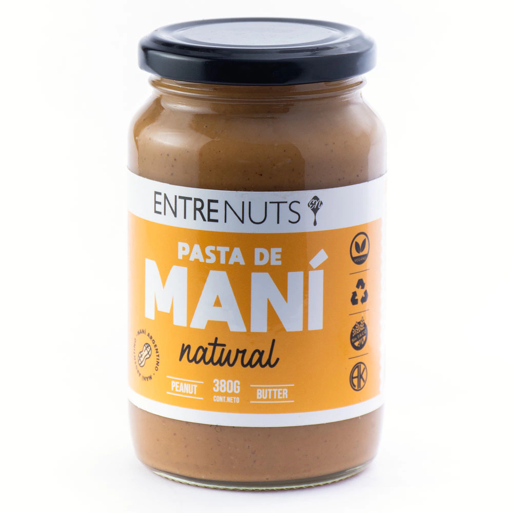 Pasta de Mani Natural - Entrenuts x 380g