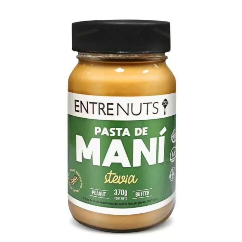 Pasta de Mani Endulzada Stevia - Entrenuts x 370g