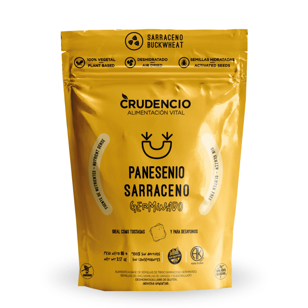 Pan Esenio de Sarraceno Germnado Crudencio x 90g