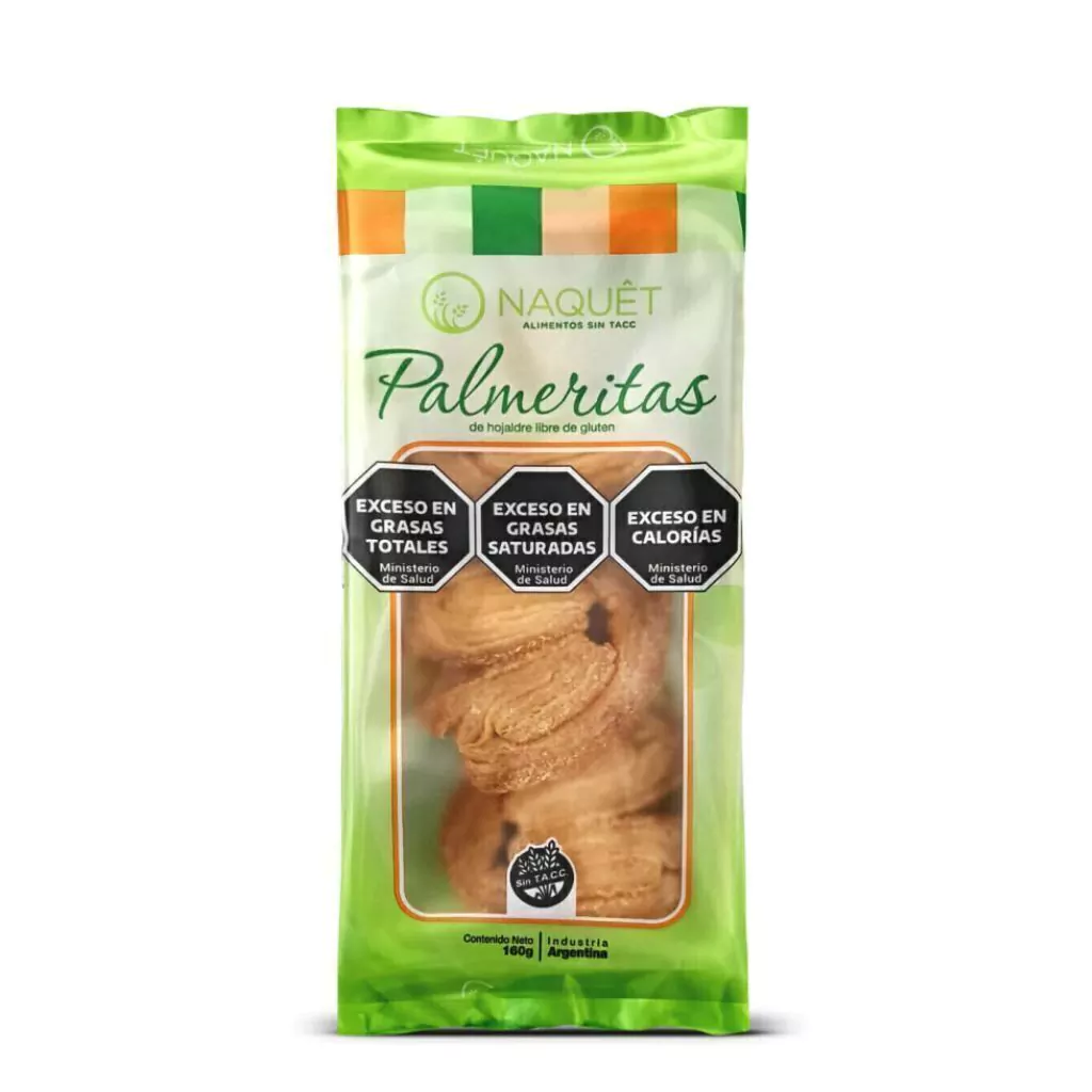Palmeritas de Hojaldre - Naquet x 160g.