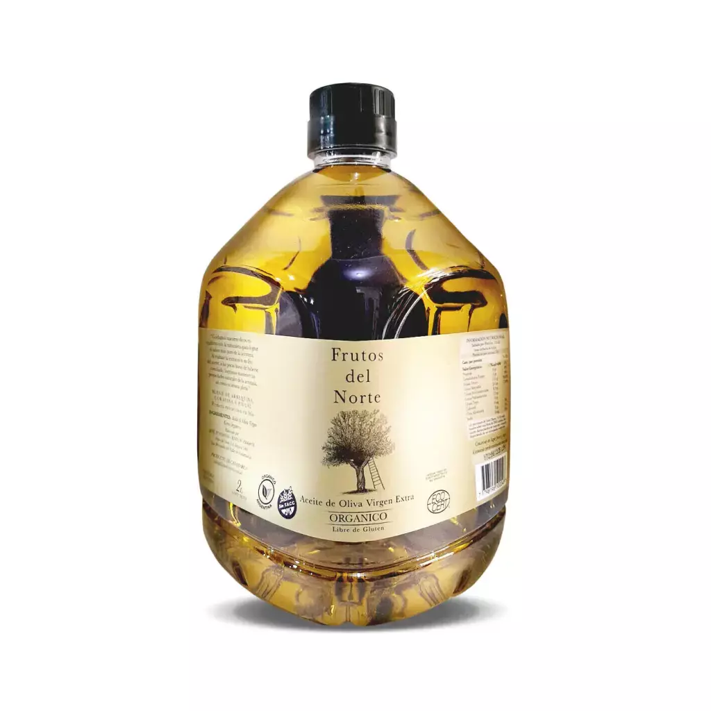 Oliva Extra Virgen Orgánico Frutos del Norte x 2Lt