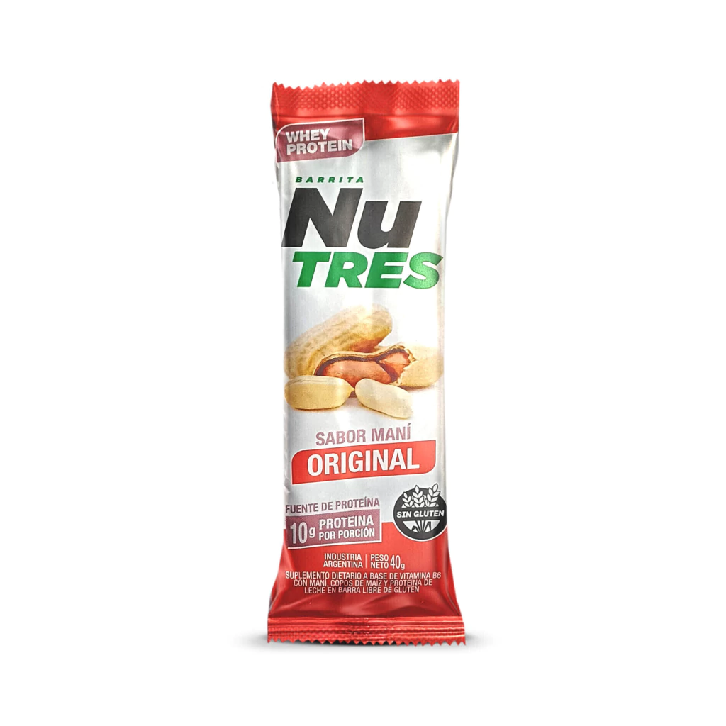 NUTRES Barrita Maní con Whey Proteine x 40g
