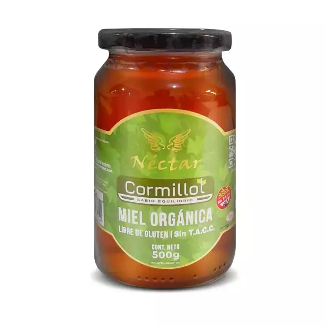 Miel Orgánica Néctar de los Dioses - Cormillot x 500g