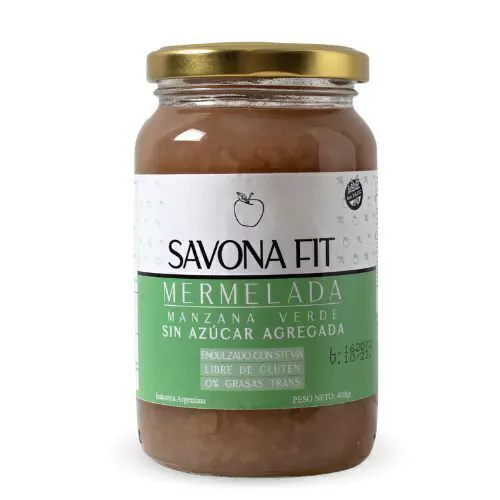 Mermelada de Manzanas Verdes sin azúcar Savona Fit x 400g