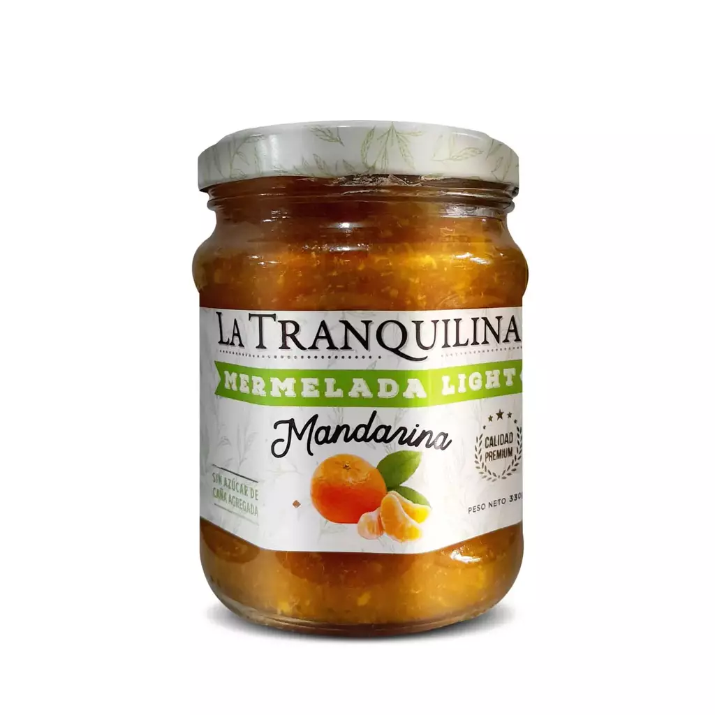 Mermelada de Mandarinas Light La Tranquilina x 330g