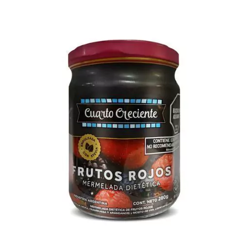 Mermelada de Frutos Rojos con Stevia Cuarto Creciente x 300g