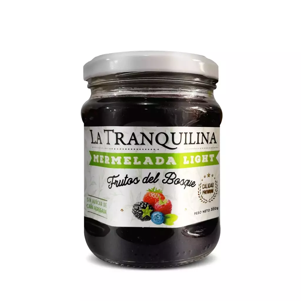 Mermelada de Frutos del Bosque Light La Tranquilina x 330g