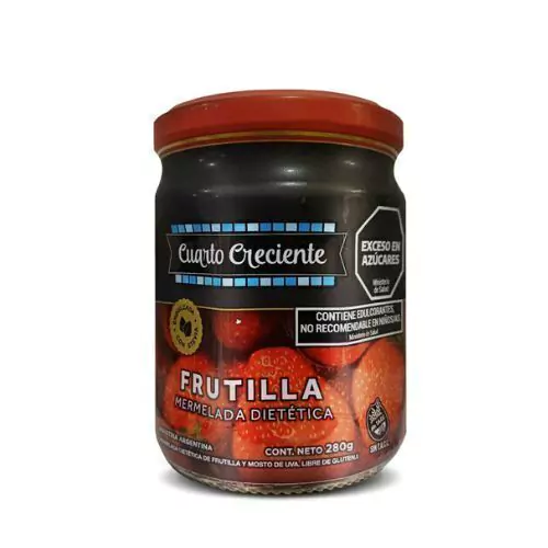 Mermelada de Frutillas con Stevia Cuarto Creciente x 300g