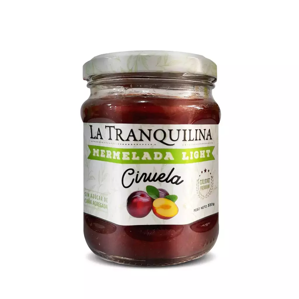 Mermelada de Ciruela Light La Tranquilina x 330g