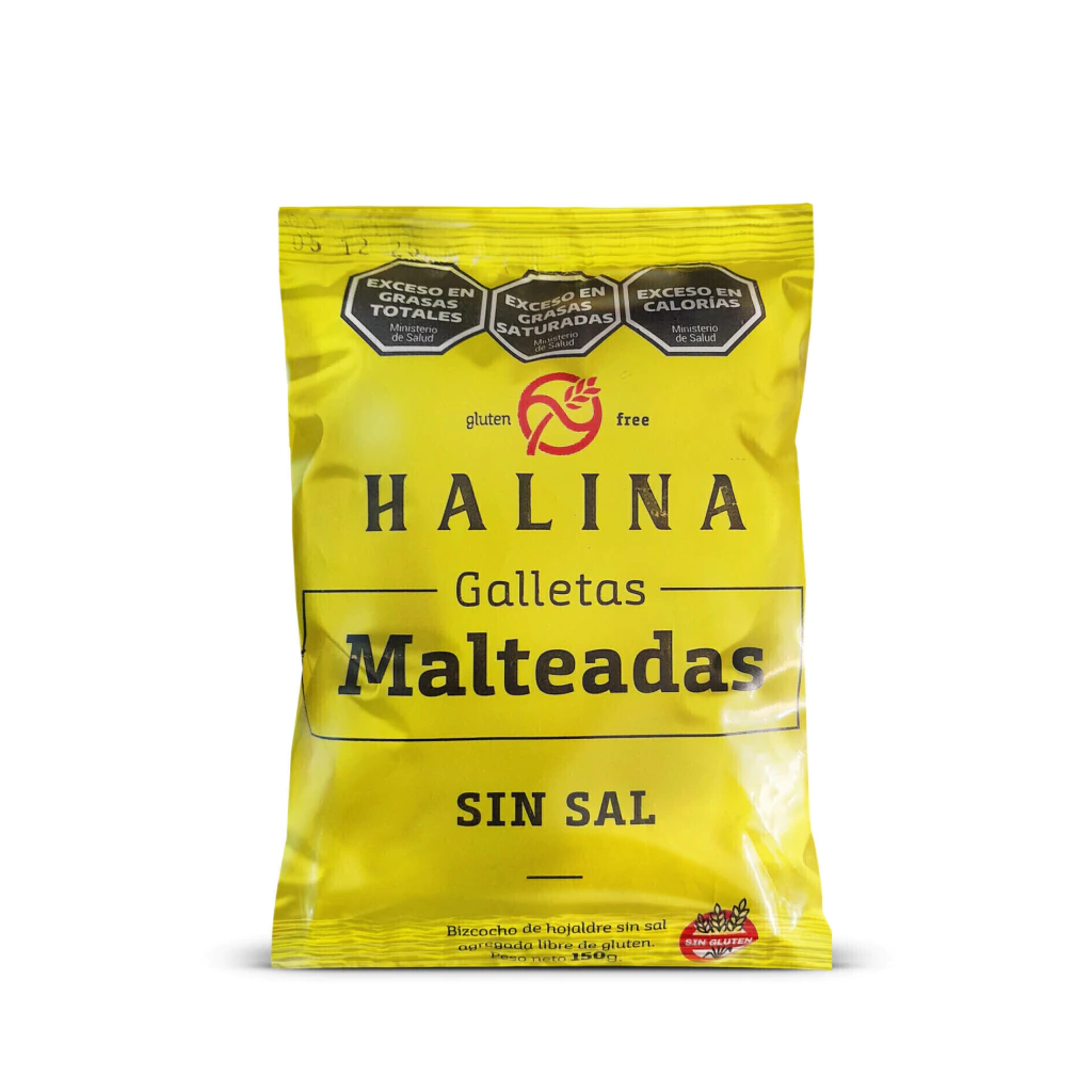 Marineras Hojaldradas Sin Sal HALINA x 150g