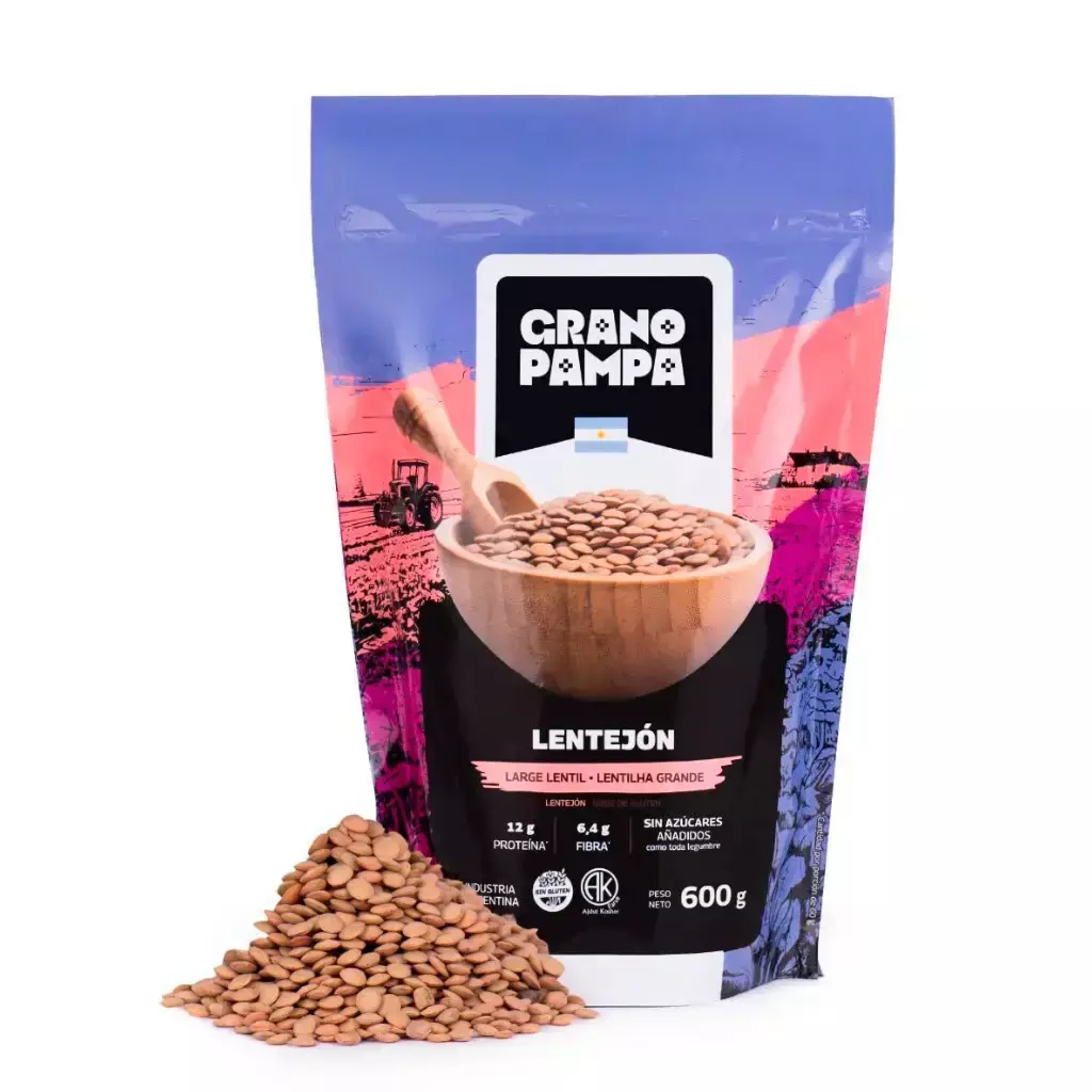 Lentejones Grano Pampa x 600g