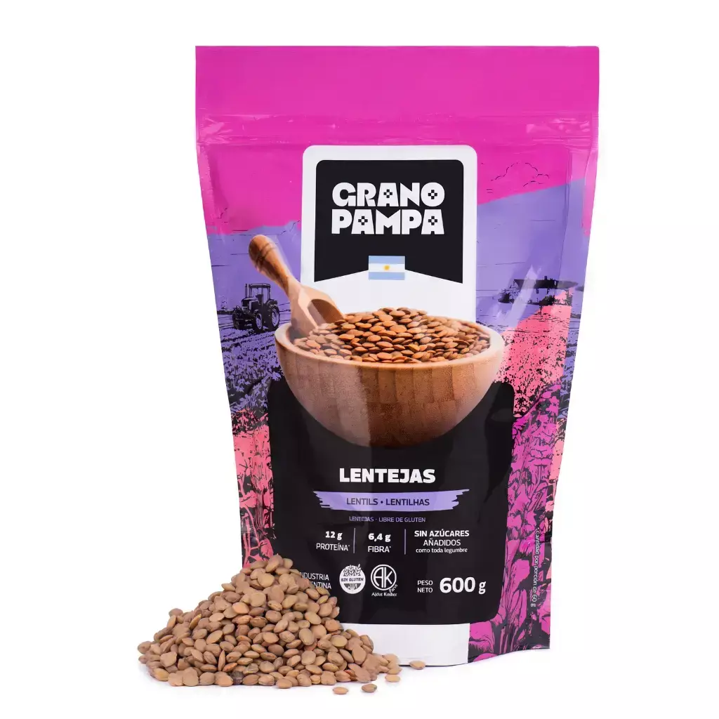 Lentejas Grano Pampa x 600g
