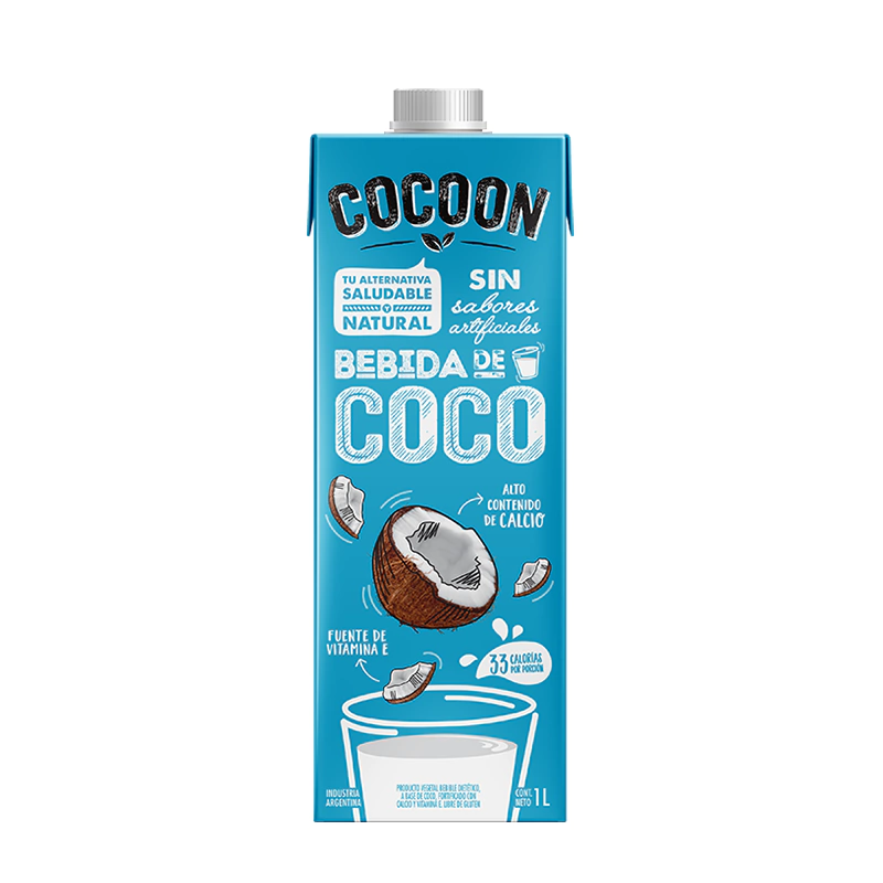 Leche de Coco sin Azúcar x 1 Litro - Cocoon